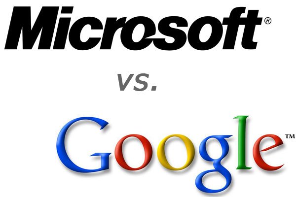 Google Vs Microsoft