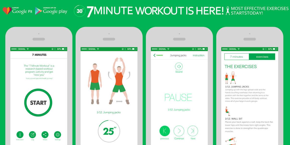 7 min workout