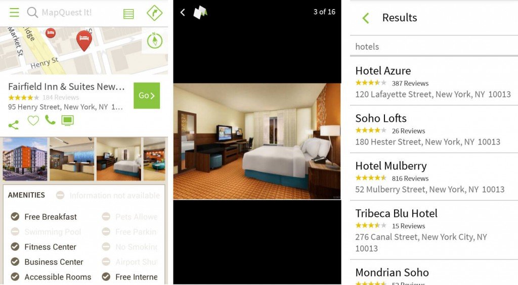 mapquest hotel