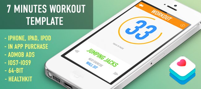 7 Minutes Workout Fitness Template