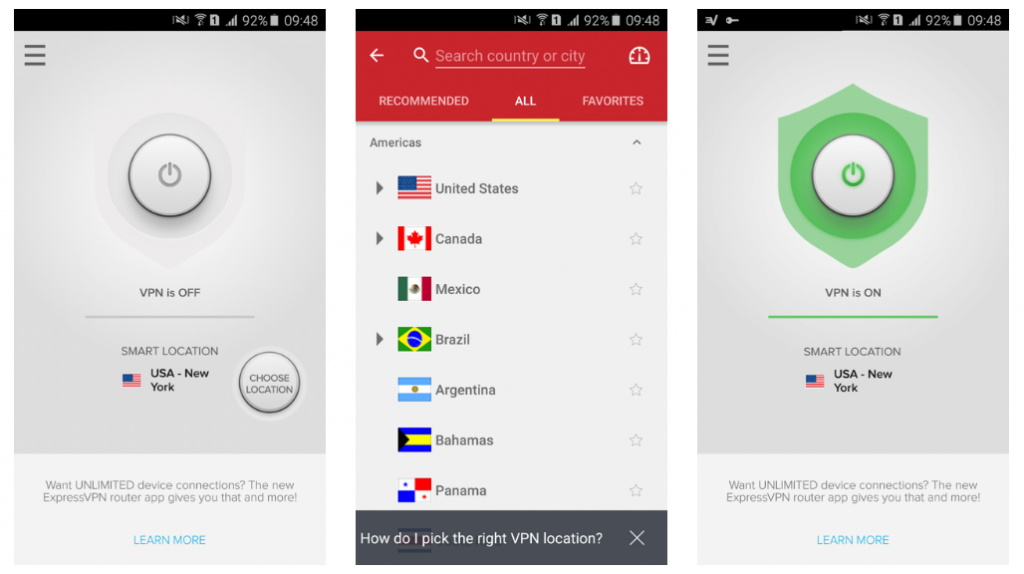 Express VPN - Most Popular VPN App For Android