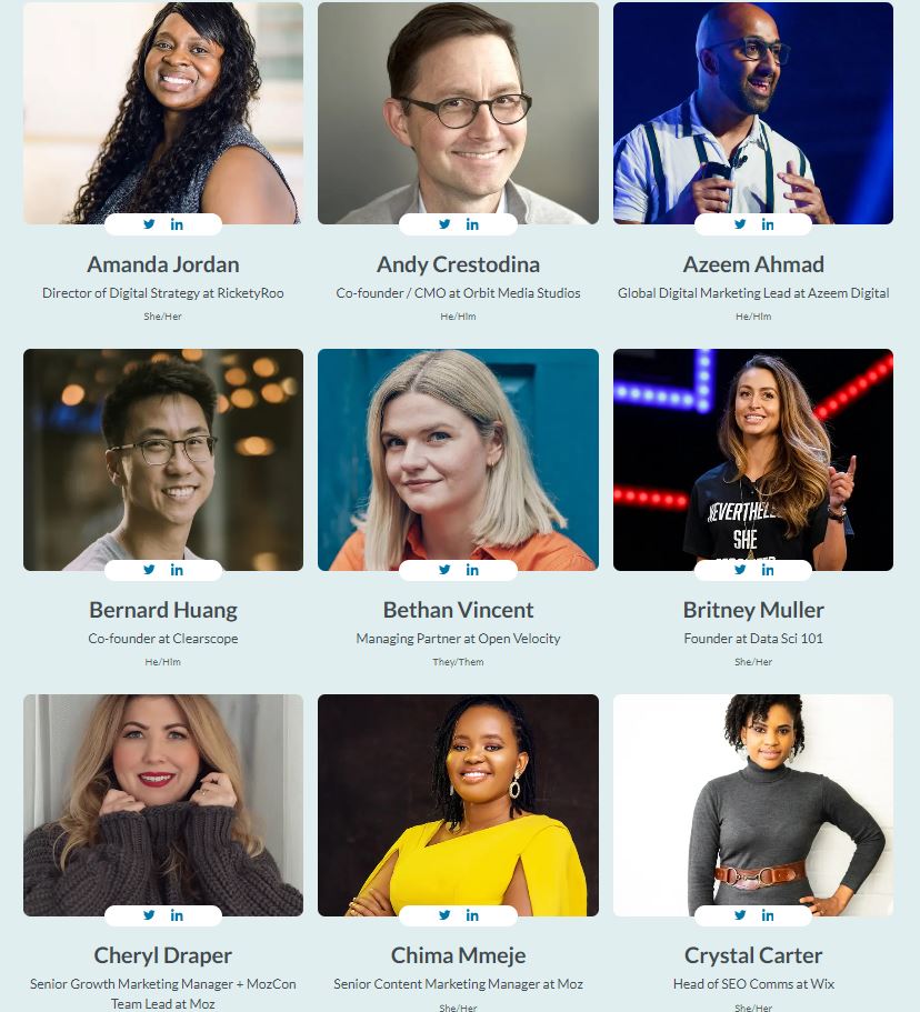 MozCon 2024 Speakers Name