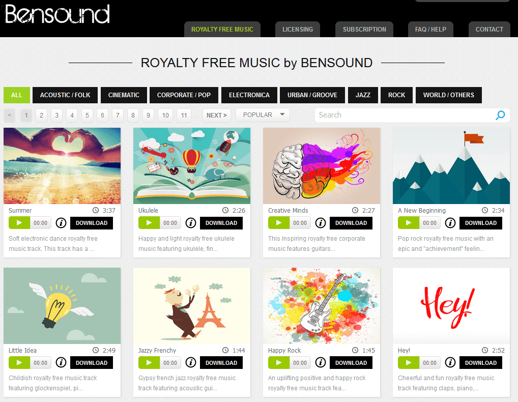 Bensound - Royalty Free Music