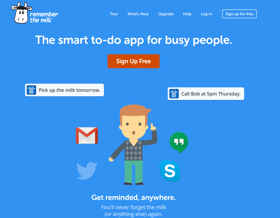 Remember The Milk- Smart to-do app for busy people
