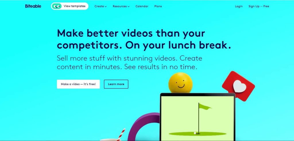 biteable tool to create irresistible video
