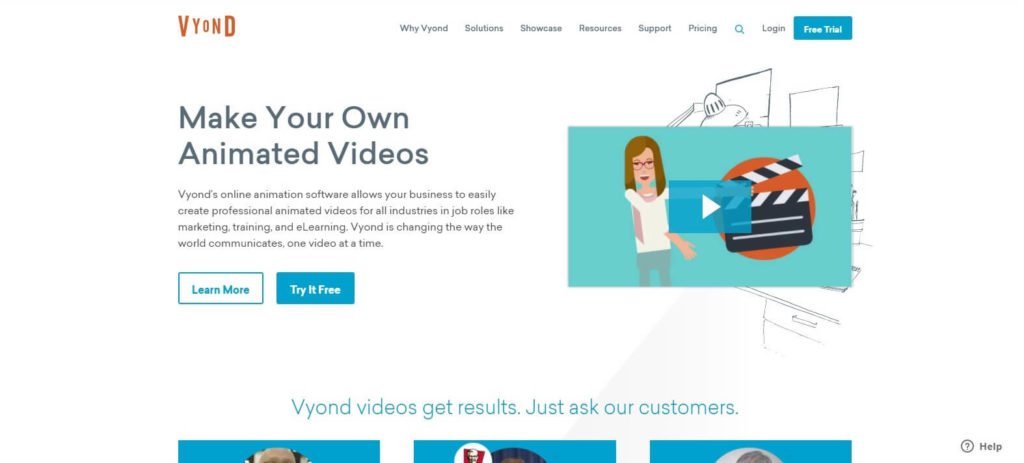 Vyond - Best for Animated Video Creation