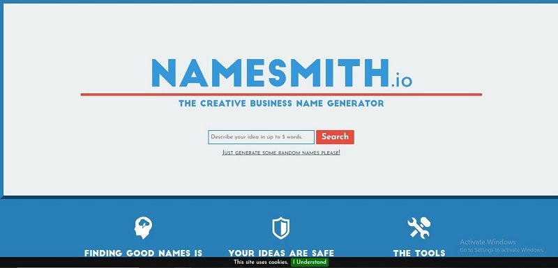 NameSmith - Popular Business Name Idea Generator