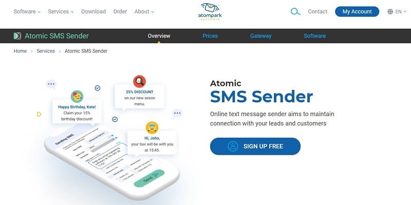  Atomic SMS Sender