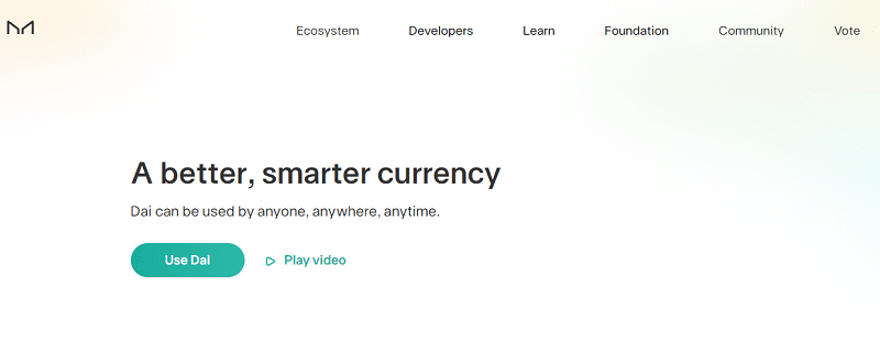 Makerdao decentralized currency