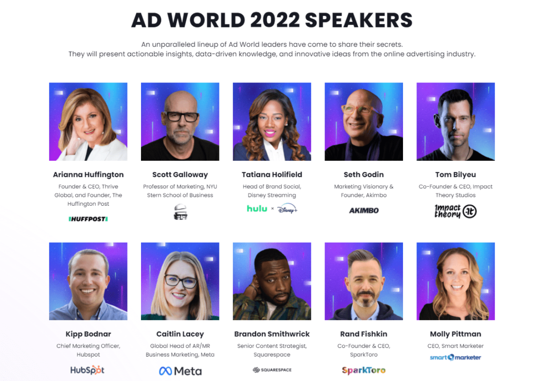 Ad world conference