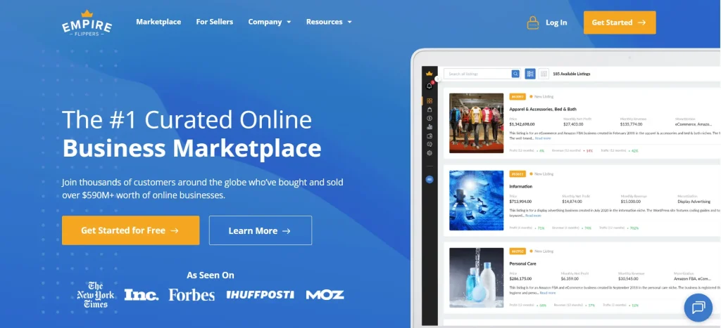 Empire Flippers MarketPlace