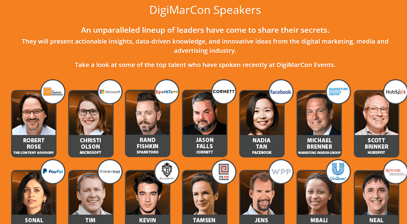DigiMarCon Speakers 2022