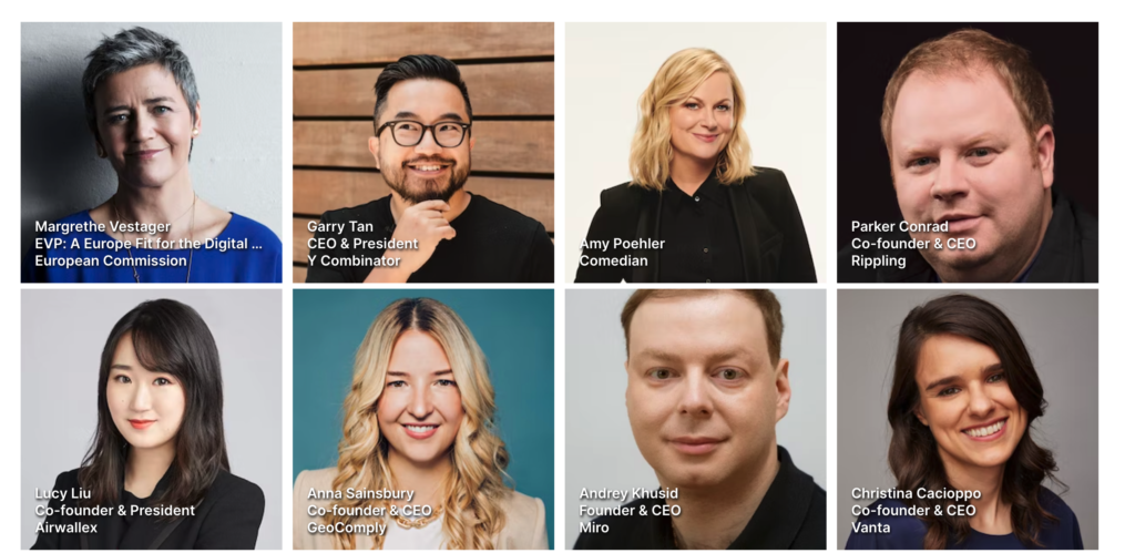 Web Summit 2019 Speakers in Lisbon, Portugal