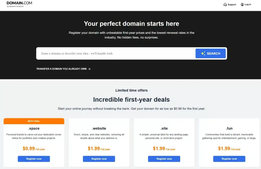domain marketplace