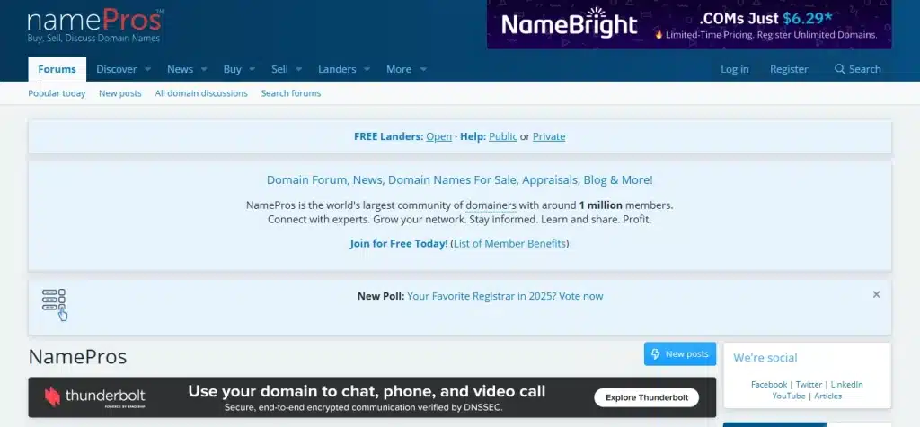 namepros marketplace