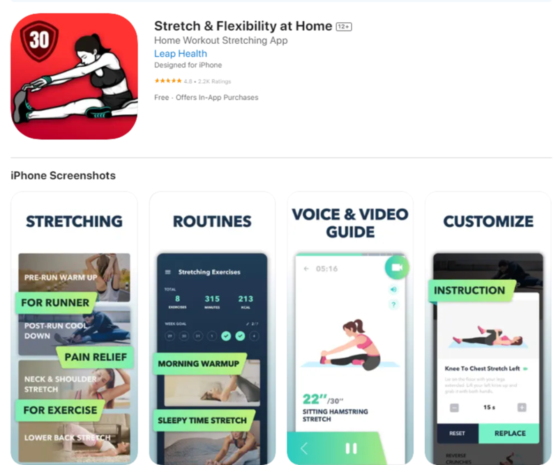  Stretching Apps for iPhone
