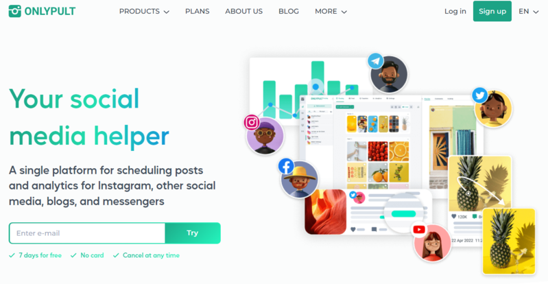 OnlyPult Social Media Scheduler Tool