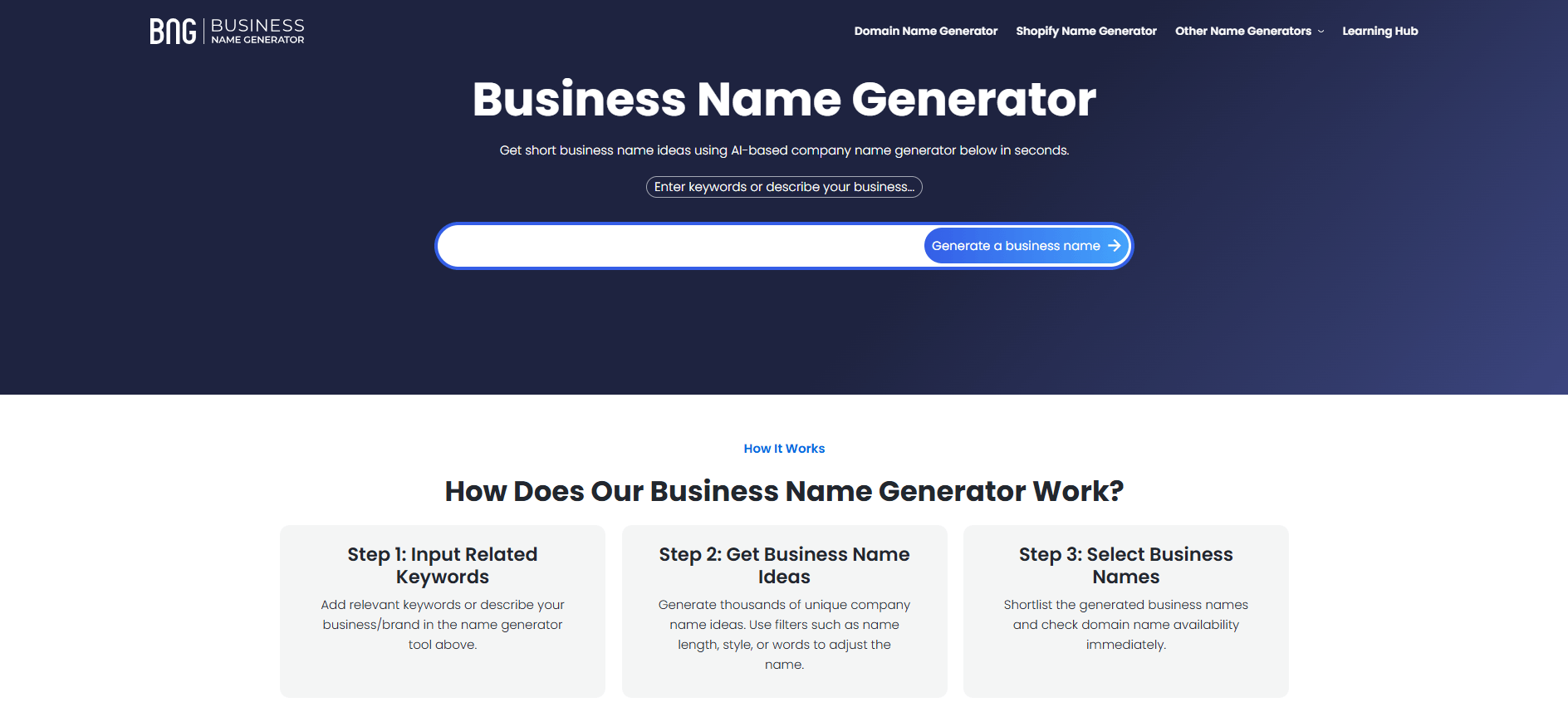 BusinessNameGenerator.com - Business Name Generators