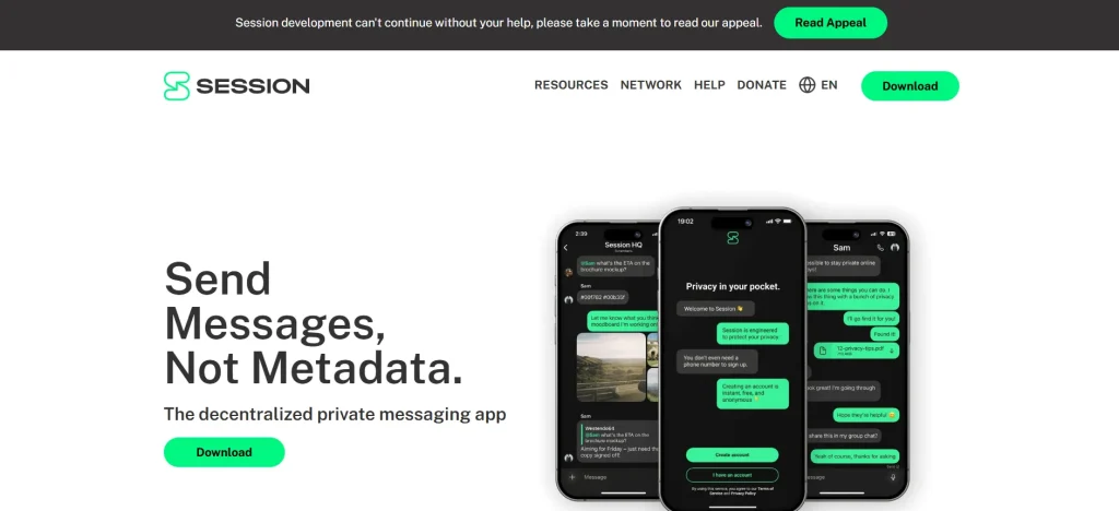 Session - Secure Messaging Apps