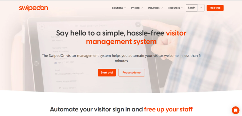 SwipedOn - Visitor Management System