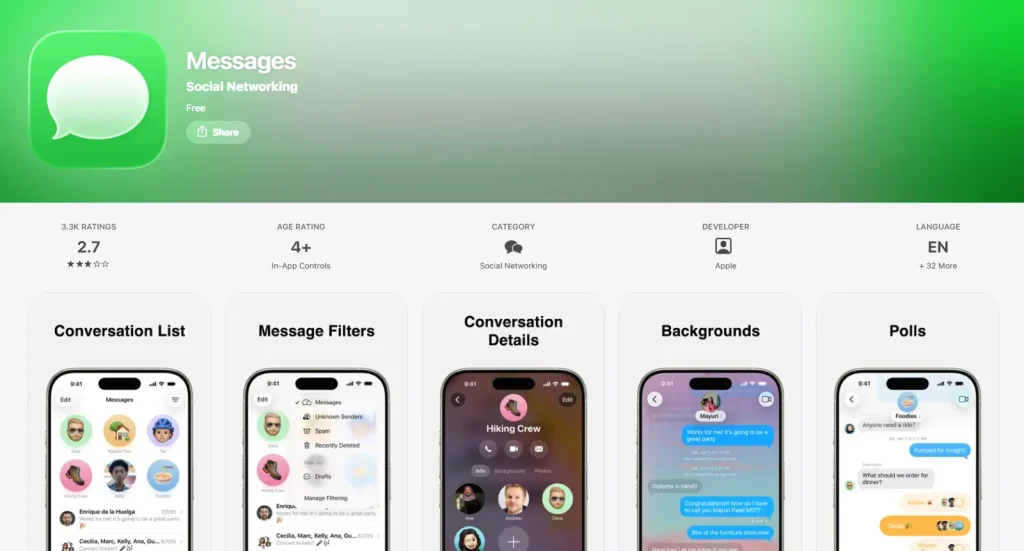 iMessage - Secure Messaging Apps