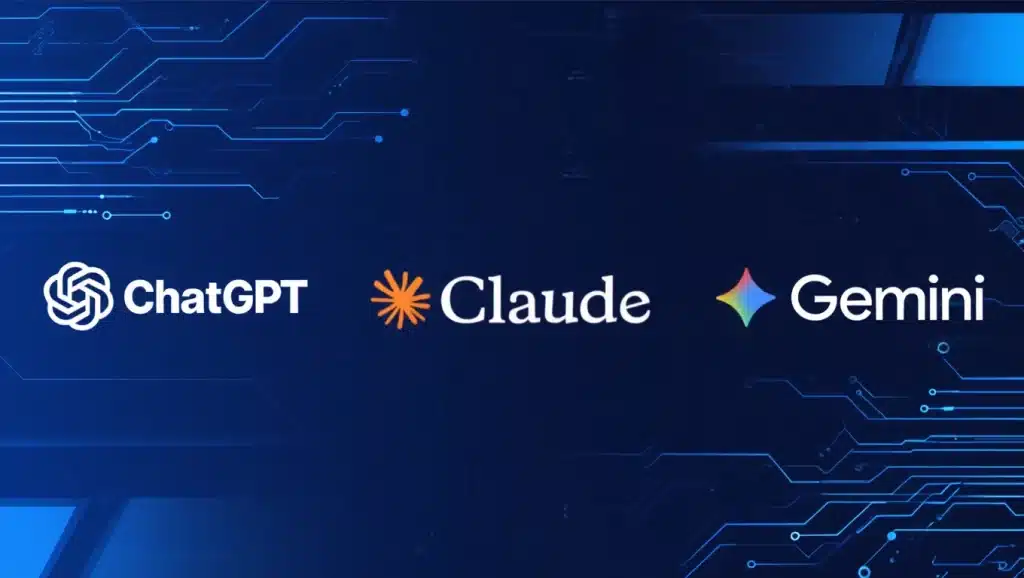 AI Tools ChatGPT, Claude, Gemini