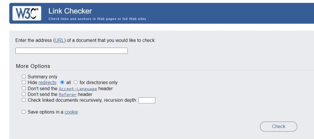 W3C Link Checker - Free Tool