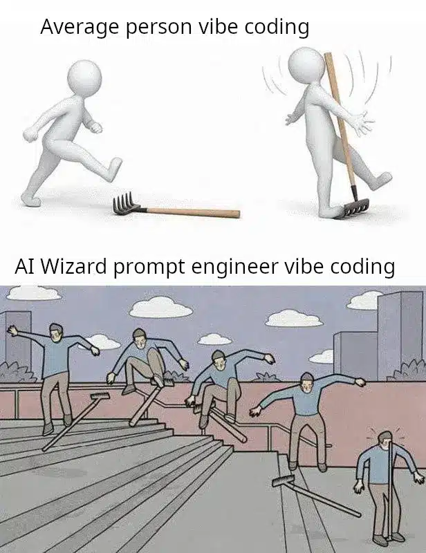 experienced programmer doing vibe coding