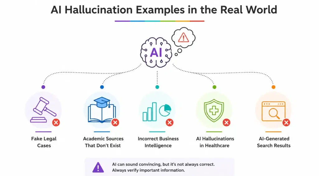 AI hallucination examples in real life